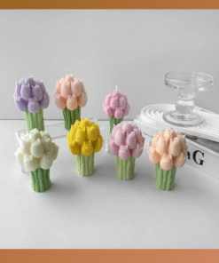 Nến thơm phòng hình dạng Hoa Tulip