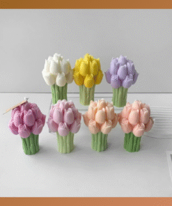 Nến thơm phòng hình dạng Hoa Tulip