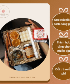 Set Quà Nến Thơm Trang Trí Giáng Sinh