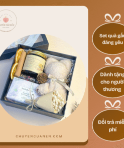 Set Quà Nến Thơm 10 Món Gấu Đáng Yêu