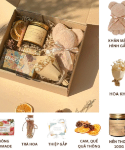 Set Quà Nến Thơm 10 Món Gấu Đáng Yêu