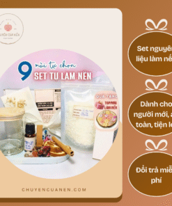 Set Tự Làm Nến Thơm Handmade Tại Nhà