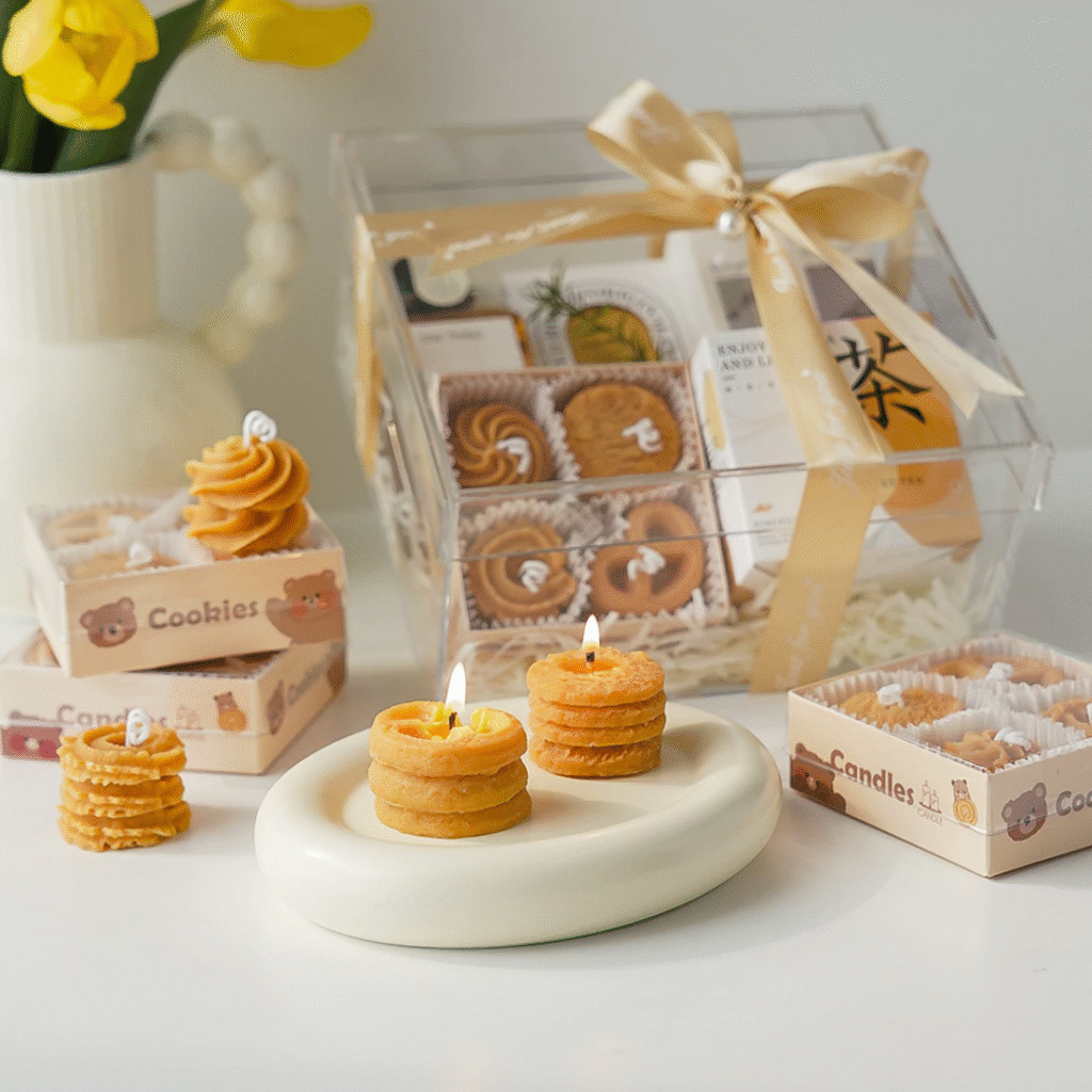 Set 4 Bánh Quy Nến Thơm