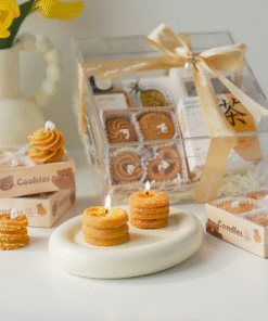 Set 4 Bánh Quy Nến Thơm