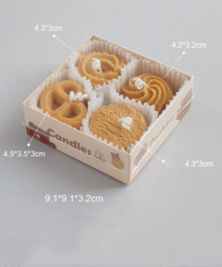 Set 4 Bánh Quy Nến Thơm