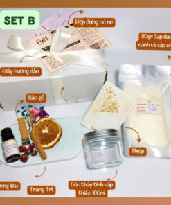 Set Tự Làm Nến Thơm Handmade Tại Nhà
