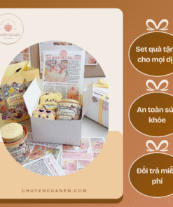 Set quà tặng nến thơm gấu bơ Butter Bear