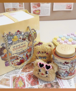 Set quà tặng nến thơm gấu bơ Butter Bear