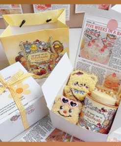 Set quà tặng nến thơm gấu bơ Butter Bear