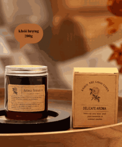 Set Hộp Quà - Nến Thơm Cao Cấp hương tuỳ chọn kèm Phụ kiện