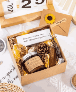 Set Hộp Quà - Nến Thơm Cao Cấp hương tuỳ chọn kèm Phụ kiện