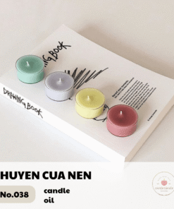 Cốc Nến Tealight Nhựa Trong Suốt