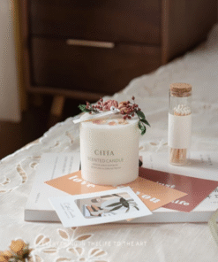 Nến thơm hoa SOYAMOO Floral Fores