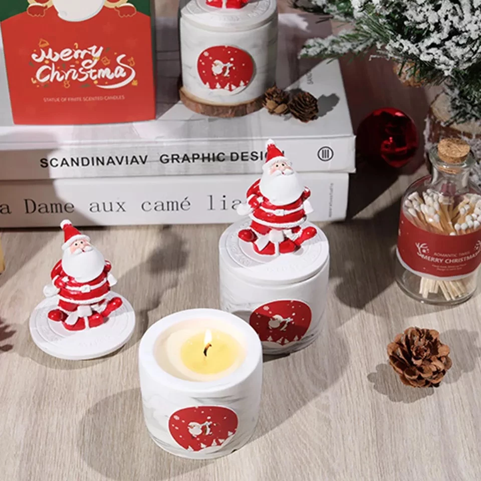 Nến Thơm Giáng Sinh Mini Santa Edition