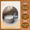 Khuôn nến ceramic sọc cao cấp tại Chuyện Của Nến – thiết kế sang trọng, bền đẹp, thích hợp làm nến thơm handmade decor và quà tặng tinh tế.