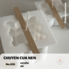 Khuôn silicon Bubble KN01 mềm dẻo, chống dính tốt, giúp tạo hình nến bubble độc đáo và sắc nét cho người mới lẫn thợ làm nến chuyên nghiệp.