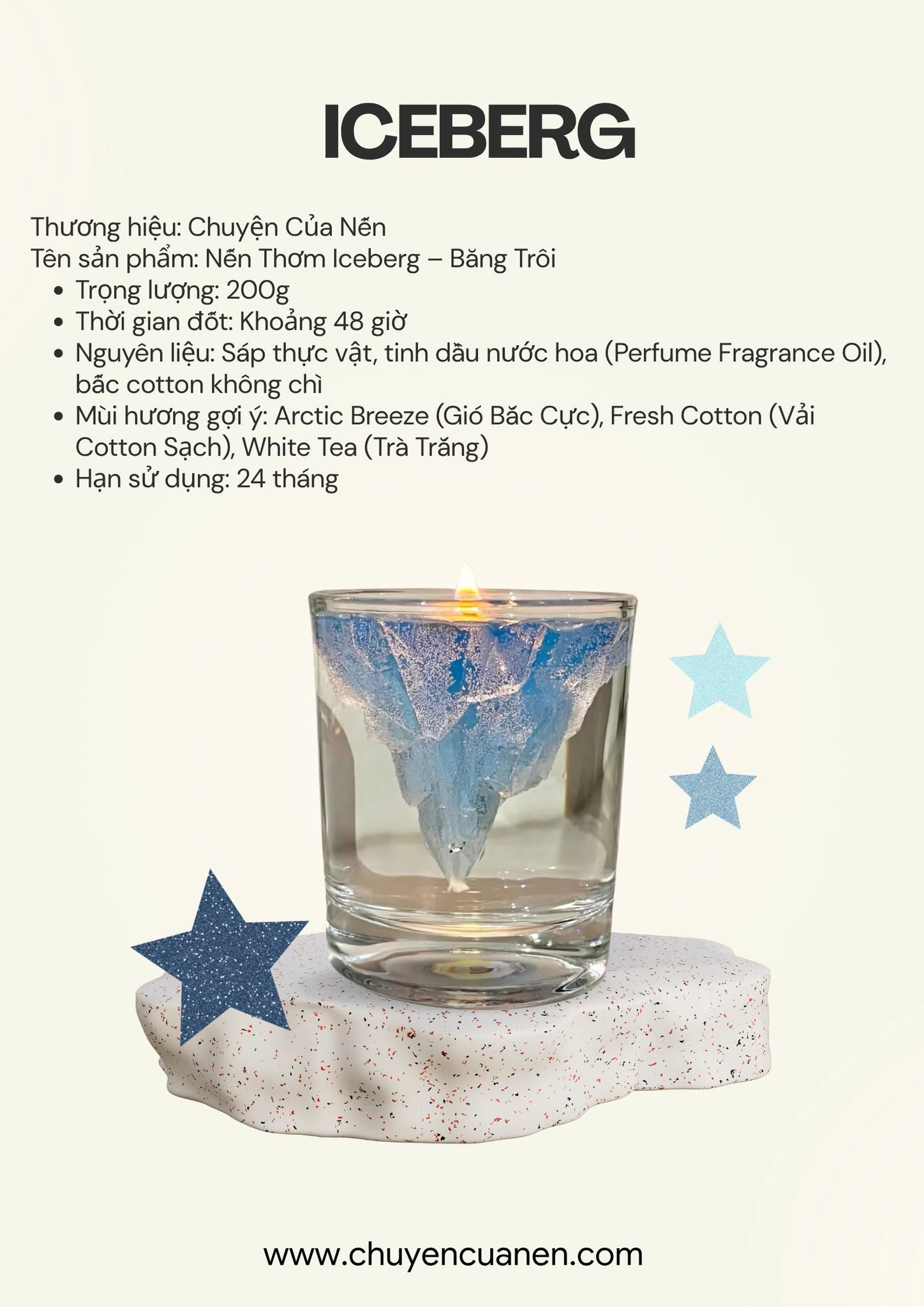 nến thơm mùa hè