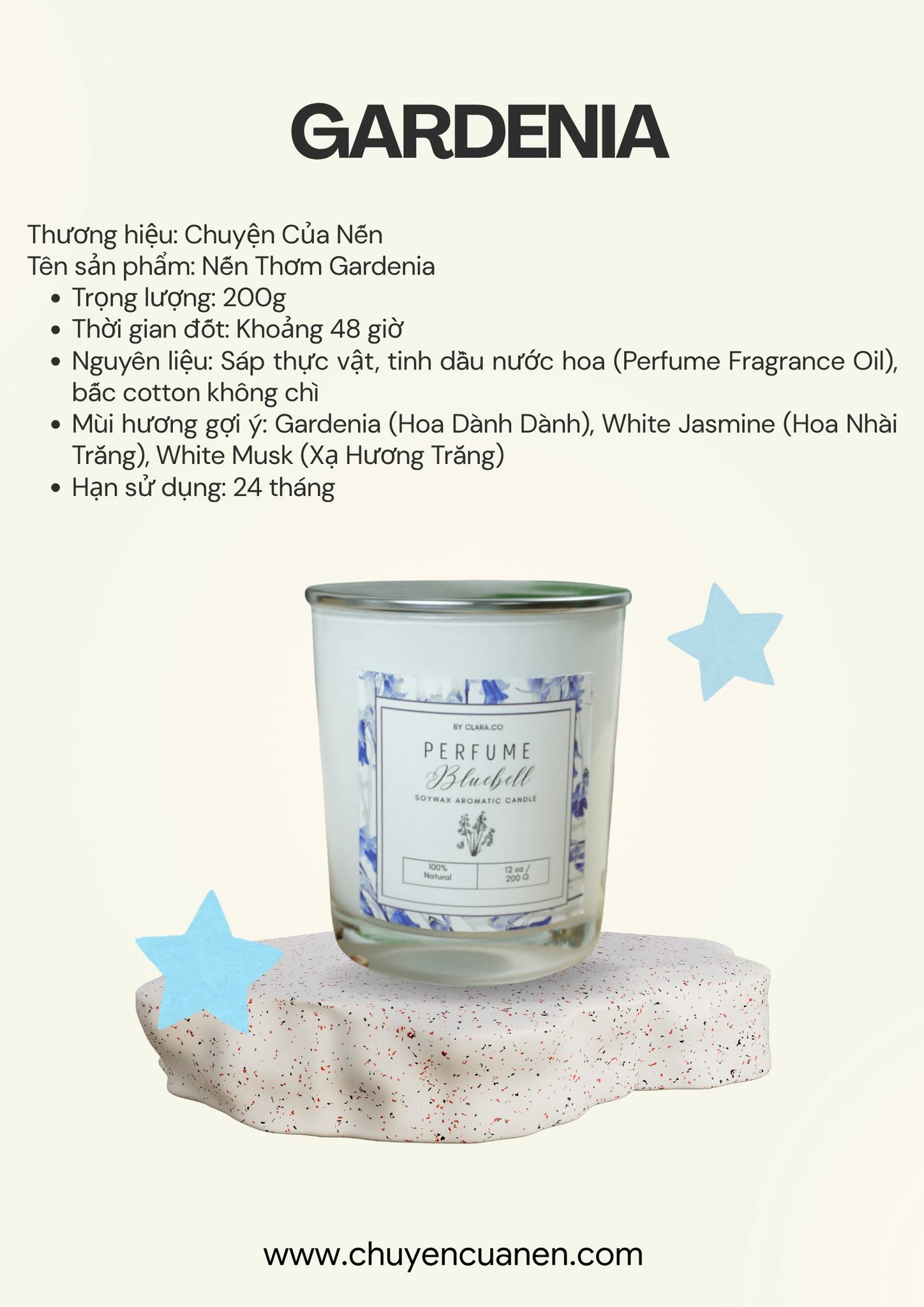nến thơm mùa hè